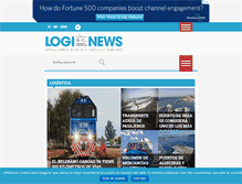Tablet Screenshot of noticiaslogisticaytransporte.com